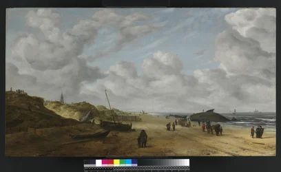 Kilátás a scheveningeni homokra, 1630 körül